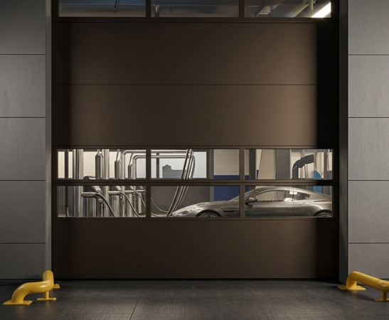 Панорамные ворота AluTherm в Черкесске