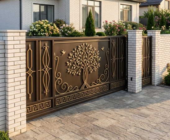 Металлические ворота в Черкесске