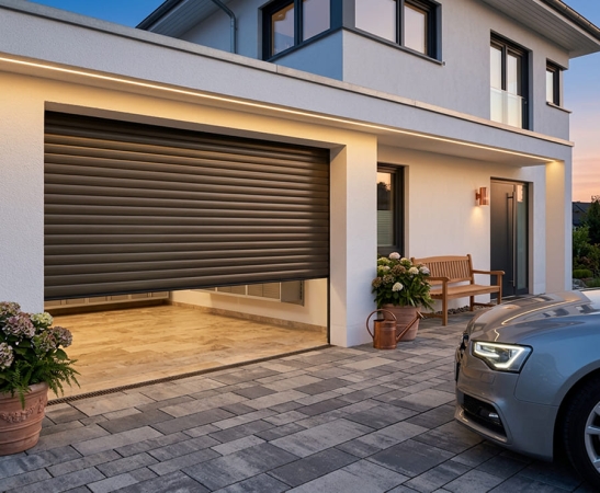 Ворота из роллетного профиля в Черкесске