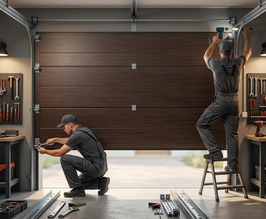 Установка ворот в Черкесске