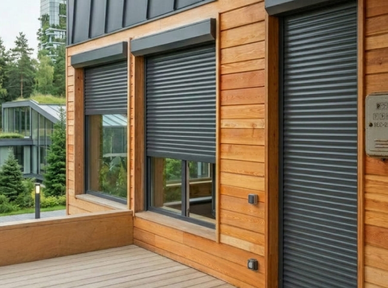 Рольставни на двери